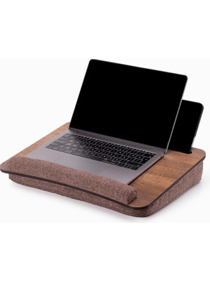 Hype Store Vigo WOOD-LS013 Minderli Laptop Sehpası (Ceviz)