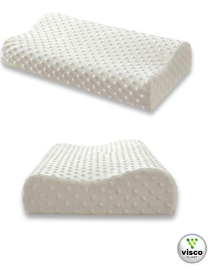 Visco Planet Visco Ortopedik Çocuk Yastığı Boyun Destekli Terletmeyen Ergonomik Uyku Yastığı