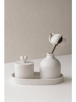 Todekora Dekoratif Kalpli Saklama Kutusu ve Vazo Seti Vazo Aksesuar Seti Modern Masaüstü & Ev Aksesuarı