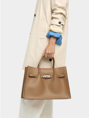 Parfois Kadın Kemerli Dokulu Tote Çanta