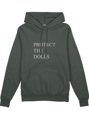 The Lucid Lab Protect The Dolls Oversize Hoodie - Antrasit