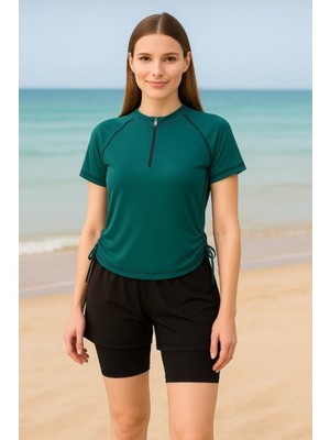 Tesmay Likralı Yarı Kapalı Tesettür Mayo 24156