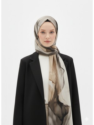 Lavin Scarfs Degrade Motion Koleksiyonu Viskon Şal Antrasit