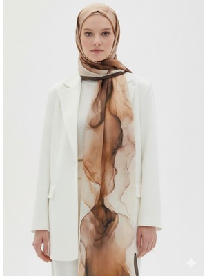 Lavin Scarfs Degrade Motion Koleksiyonu Viskon Şal Kahve