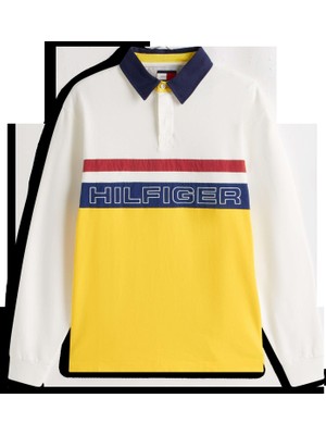Tommy Hilfiger Erkek Sarı Tommy Hilfiger Gı Saılıng Rugby Pol, Zh1 Sarı Erkek Sweatshirt