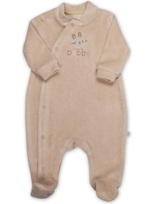 Budi Bi̇style Tulum Kadi̇fe I Love Daddy 15125 Bej