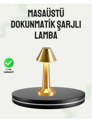 Shoplet Buğz Kablosuz LED Masa Lambası 1800MAH 3 Renk Aydınlatma Dokunmatik