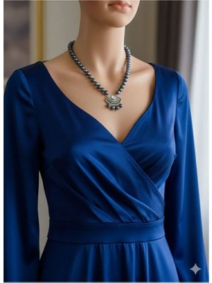 Eski Yeni Antik Paslanmaz Çelik Ayrıntılı Siyah Inci