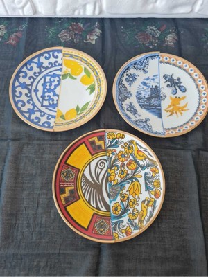 Konyax Pasta Tabağı Set 6 Kişilik Karışık