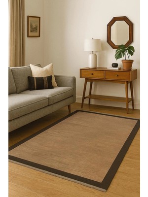 Sisal Görünümlü Yıkanabilir Dekoratif Kilim
