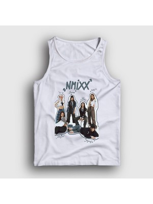 Presmono Unisex Beyaz Members K-Pop Nmixx Atlet