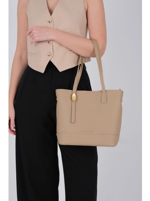 Silver & Polo SP1243 Kadın Omuz Çantası  Bej