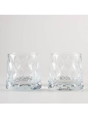 Hype Store Kristal Desenli 2li Set Meşrubat Bardağı