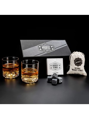 Hype Store Premium Kutuda 2'li Chicago Viski Kadeh Seti