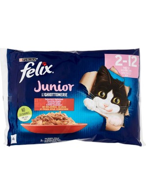 Hype Store Felix Junior Yavru Yaş Kedi Maması 85GR 4lü