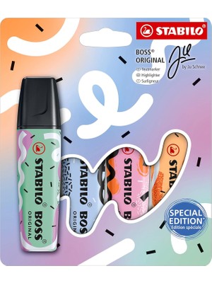 Braventa Collection Stabılo Orıgınal Pastel - By Ju Schnee - Fosforlu Kalem 4'lü Paket - Çeşitli Renkler