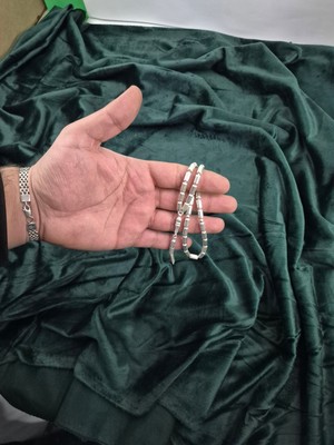 İkonive 925 Ayar %100 Gümüş Tesbih - Çizgili Kapsül Kesim Büyük Boy - Hediyelik