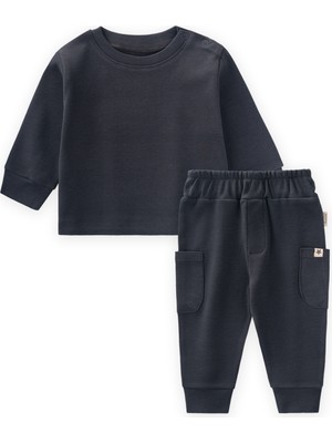 Cigit Bebe Takım 0-3 Yaş Antrasit