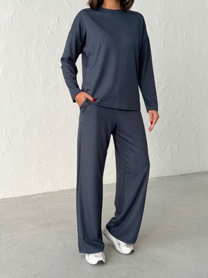 Bejna Kadın Modal Uzun Kolu Soft Touch Spor Takım