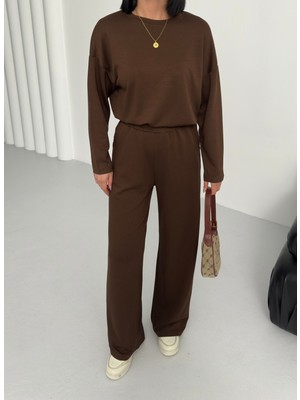 Bejna Kadın Modal Uzun Kolu Soft Touch Spor Takım