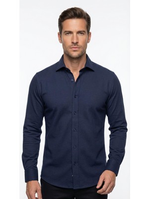 Plus Scorpion Erkek Beyaz Klasik Gömlek – Slim Fit, Düz Model, Şık Ofis & Günlük Kombin