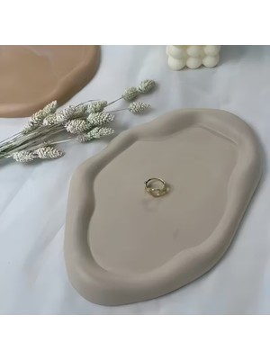 Craftto Dekoratif Asimetrik Tabak Silikon Kalıbı