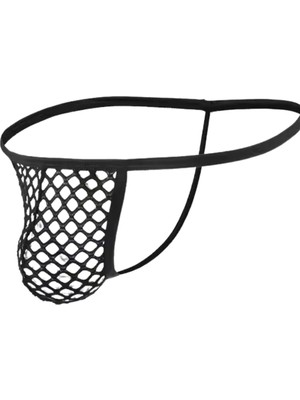 İlkyaz Fashion Ieg™ Fantezi File Erkek String -Tanga