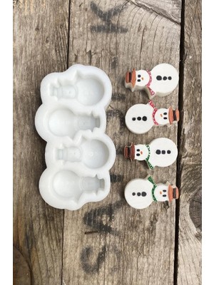 Hype Store Rufus Concept Kardan Adam Mini Dörtlü Mum Kalıbı (Silikon)