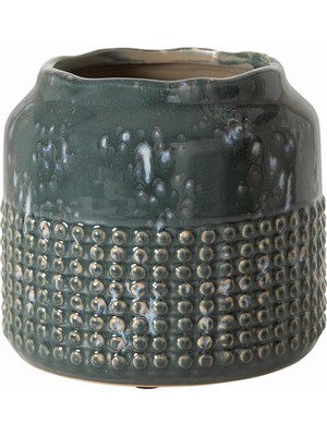 Hype Store Concept Azul Seramik Vazo 18 x 16 cm