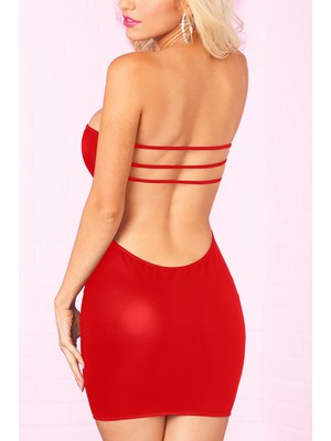 İlkyaz Fashion Ieg™ Açık Büyük Beden Mini Elbise