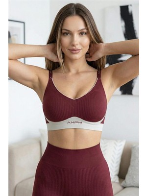 Pijama Evi Kırmızı Silkair Axfm Askılı Balensiz Sütyen – V-Neck, Lastik Bantlı, Konfor Destek