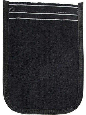 ModaSize Osmanlı Kalın Siyah Banyo Hamam Kesesi 25X17 cm