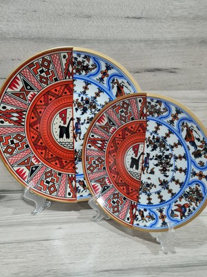 Konyax Pasta ve Servis Tabağı Set 6 Kişilik 12 Parça Nora