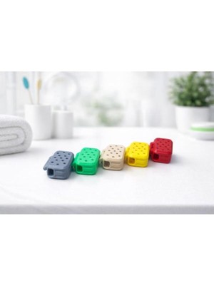 MisterionStudio 3'lü Diş Fırçası Kapağı Koruyucu – Havalandırmalı Hijyenik Diş Fırçası Koruması