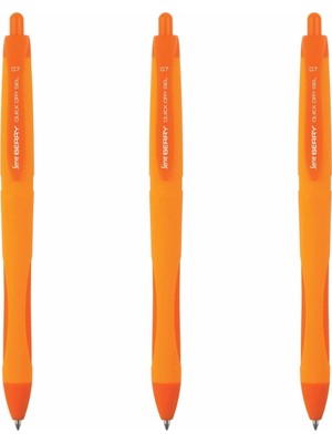 Hype Store Serve Jel Kalem 07 Turuncu 3lü Set