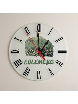 Zerya Colemêrg Hakkari Şehri Tasarımlı Roma Rakamlı Duvar Saati