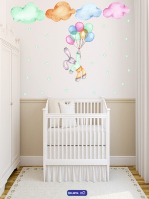 On Dijital Baskı Merkezi Çocuk Odası Duvar Sticker Seti