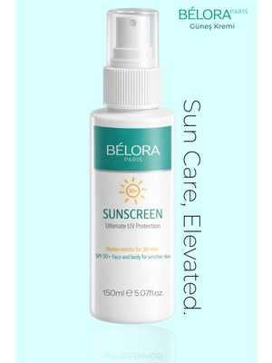 Bélora Paris 50+ Spf Güneş Kremi (Yüz ve Vücut) 150 ml