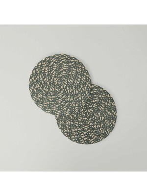 Linens Jaxy 2'li 38 cm Amerikan Servisi Yeşil-Gold