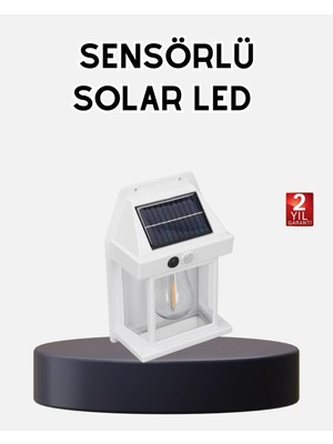 Kaia Life Solar Sensörlü Dış Mekan Lamba 3 Işık Modlu ve IP65 Dayanıklı