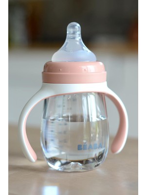Beaba 210 ml Biberon, Old Pink