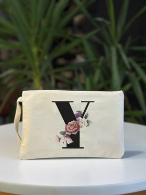 Bez Çanta Dünyası Y Harf Baskılı El Çantası