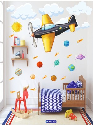 On Dijital Baskı Merkezi Çocuk Odası Duvar Sticker Seti
