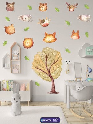On Dijital Baskı Merkezi Çocuk Odası Duvar Sticker Seti
