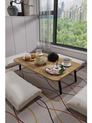 Awox Sofram Katlanır Ayaklı Kamp Bahçe Ev ve Çocuk Oyun Yer Sofrası