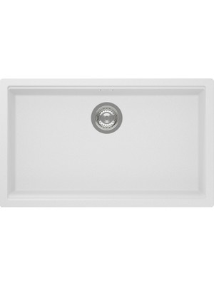 Schock - Lahti N100XL Alpina 70 cm Tezgahaltı/tezgahüstü Granit Evye