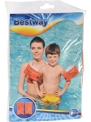 Kaia Life Bestway Turuncu Baskılı Kolluk 33 x 17 cm 12409