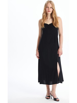 Lc Waikiki Yeni Sezon Kalp Yaka Elbise