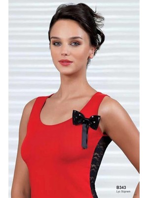 İlkyaz Fashion Ieg™ Şahinler Bayan Arkası Tüllü Atlet B343