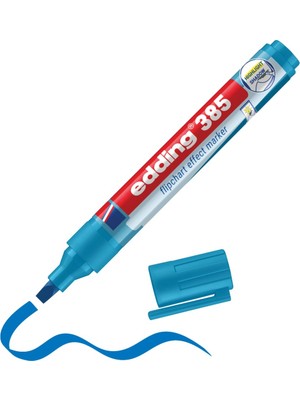 Braventa Collection Eddıng 385 Flipchart Efekt Markörü Açık Mavi